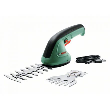 Set BOSCH EasyShear pentru tuns iarbă și tuș (numai cu cablu USB)