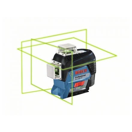 Laser linie verde BOSCH GLL 3-80 CG (fără baterie și încărcător) în L-Boxx