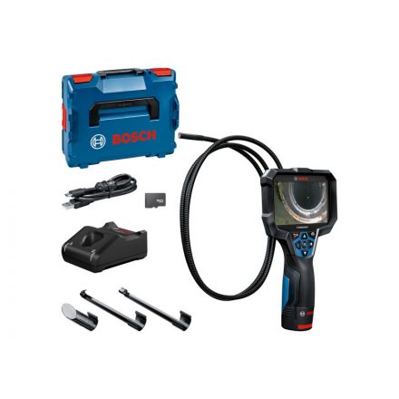 BOSCH Cameră de inspecție alimentată cu baterii GIC 12V-5-27 C în L-Boxx (1 x baterie de 2,0 Ah + încărcător rapid)