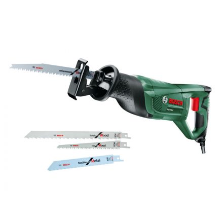 BOSCH ferăstrău alternativ PSA 700 E + set de pânze de ferăstrău din 3 piese / 710 W