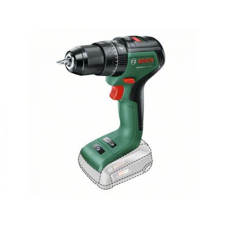 BOSCH Mașină de găurit cu percuție cu acumulator UniversalImpact 18V-EC 60 Nm în carcasă (1 x baterie de 2,0 Ah + încărcător)