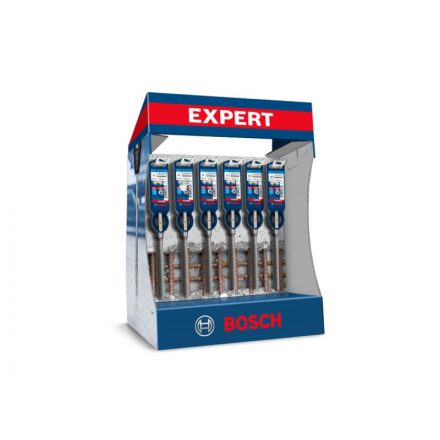 BOSCH EXPERT 7X Kőzetfúró SDS-Plus (6/8/10 x 165/100 mm) 30 db pultra helyezhető displayben