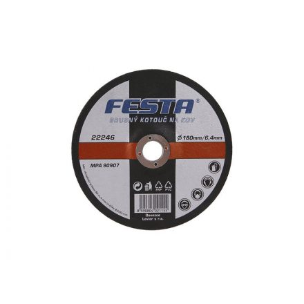 FESTA Disc de curățare pentru metal 180 x 6,4 x 22 mm