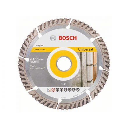 Disc de tăiere cu diamant BOSCH 150 x 2,4 x 10 x 22,2 mm segmentat Standard pentru universal