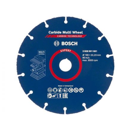 Disc de tăiere multiplu BOSCH EXPERT 180 x 22,2 mm