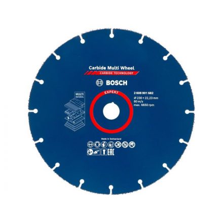 Disc de tăiere multiplu BOSCH EXPERT 230 x 22,2 mm