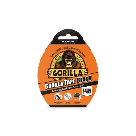 GORILLA Bandă adezivă neagră extra rezistentă 48 mm x 11 m