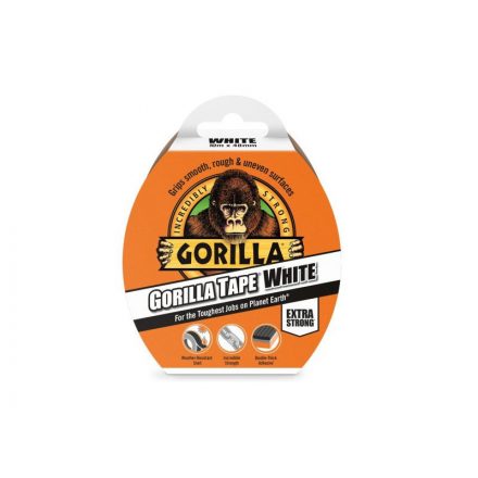 GORILLA Bandă adezivă albă extra rezistentă 48 mm x 10 m