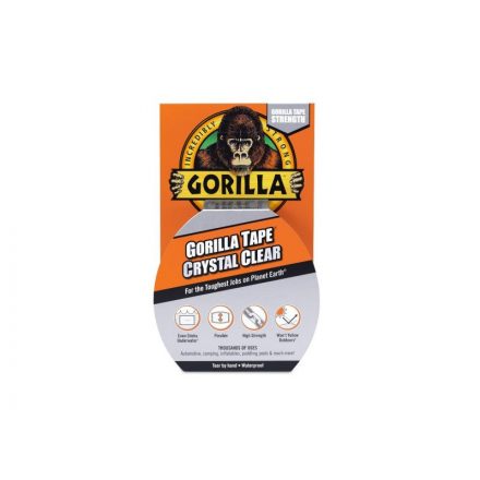 GORILLA Bandă de reparare transparentă impermeabilă 48 mm x 8,2 m