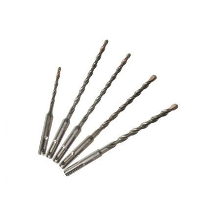 MILWAUKEE Set de foraj pentru rocă SDS-Plus din 5 piese cu două tăișuri (5,5 x 110 mm; 5,5 / 6 / 7 / 8 x 160 mm)