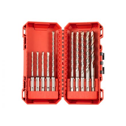 MILWAUKEE M2 kétélű fúrószár készlet 10 részes SDS-Plus