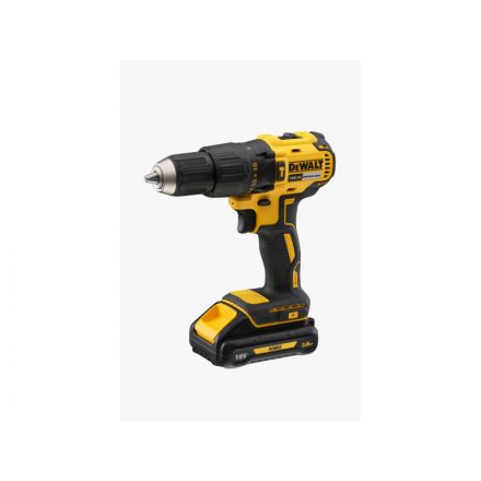 DEWALT Mașină de găurit cu percuție cu acumulator 18 V fără perie de cărbune (2 x baterie de 3,0 Ah + încărcător + TSTAK) DCD778L2T