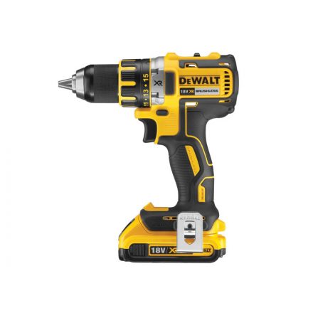 DEWALT Mașină de găurit cu percuție cu acumulator 18 V (2 x 2,0 Ah baterie + încărcător) DCD790D2