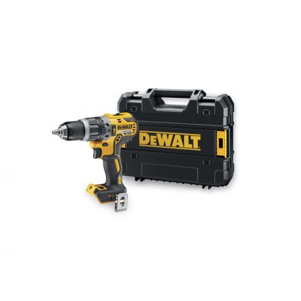 DEWALT Mașină de găurit cu percuție cu acumulator 18 V fără perie de cărbune (fără baterie + încărcător, TSTAK) DCD796NT