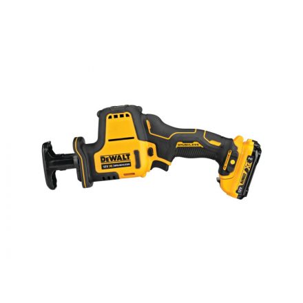 Ferăstrău alternativ cu acumulator DEWALT 12 V fără perie de cărbune (2 x 2,0 Ah baterie + încărcător) DCS312D2