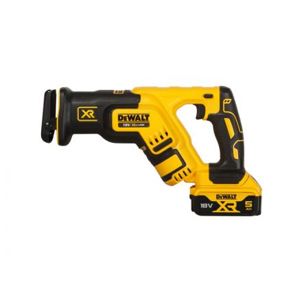 Ferăstrău alternativ cu acumulator DEWALT 18 V fără perie de cărbune (2 baterii de 5,0 Ah + încărcător) DCS367P2