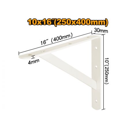 INGCO Polctartó konzol 250 x 400 mm erősített