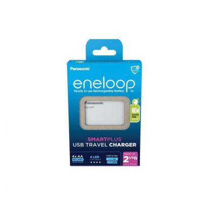 ENELOOP Incarcator baterie/powerbank + 4 baterii AA/creion 1.2 V 2000 mAh