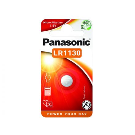 Pilă buton alcalină PANASONIC LR1130 1,5 V