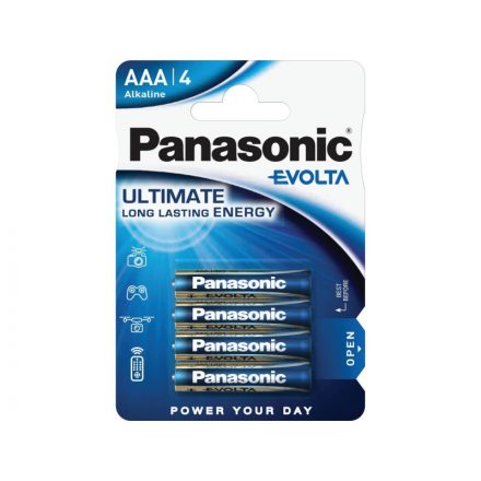 PANASONIC EVOLTA AAA/micro baterie alcalină super durabilă 1,5 V (4 buc)