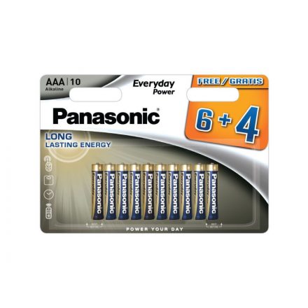 PANASONIC baterie alcalină AAA/micro durabilă 1,5 V (10 buc)