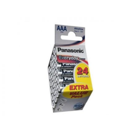 PANASONIC baterie alcalină AAA/micro durabilă 1,5 V (24 buc)