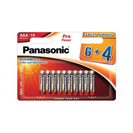 PANASONIC baterie alcalină AAA/micro super durabilă 1,5 V (10 buc)