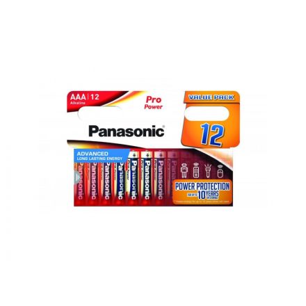 PANASONIC AAA/micro baterie alcalină super durabilă 1,5 V (12 buc)