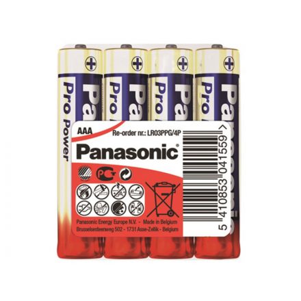 PANASONIC baterie alcalină AAA/micro super durabilă 1,5 V (4 buc)