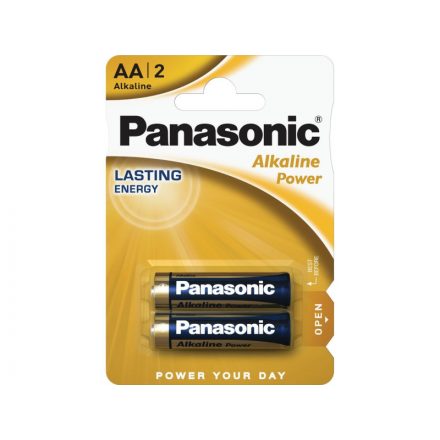 PANASONIC baterie alcalină durabilă AA/creion 1,5 V (2 buc)