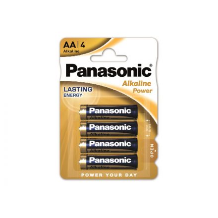 PANASONIC baterie alcalină durabilă AA/creion 1,5 V (4 buc)