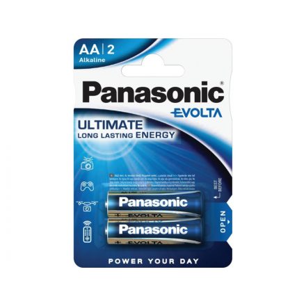 PANASONIC EVOLTA AA/creion baterie alcalină super durabilă 1,5 V (2 buc)