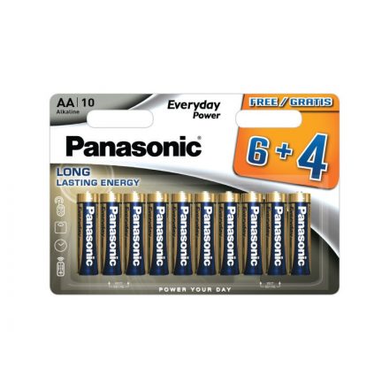 PANASONIC baterie alcalină durabilă AA/creion 1,5 V (10 buc)