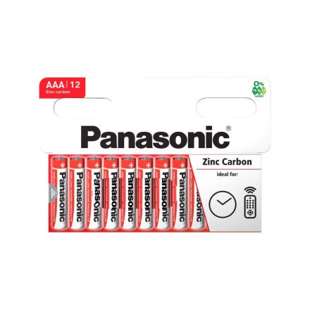 Baterie durabilă PANASONIC AAA/micro zinc-mangan 1,5 V (12 buc)