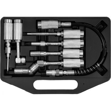 Set de adaptoare YATO pentru nipluri de unsoare de 7 piese de 1/4".