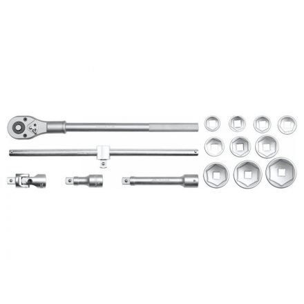 YATO Set chei tubulare 15 piese 3/4" 30-60 mm CrV