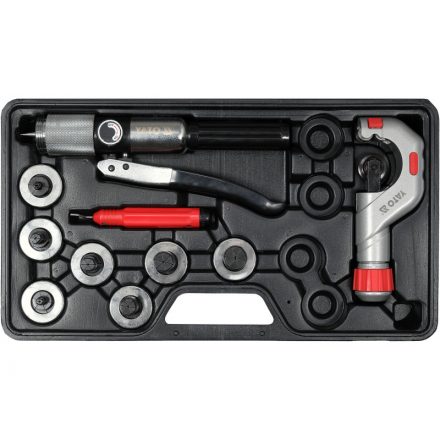 Set de flanșe pentru țevi hidraulice YATO 10 bucăți 3/8"-1 1/8"