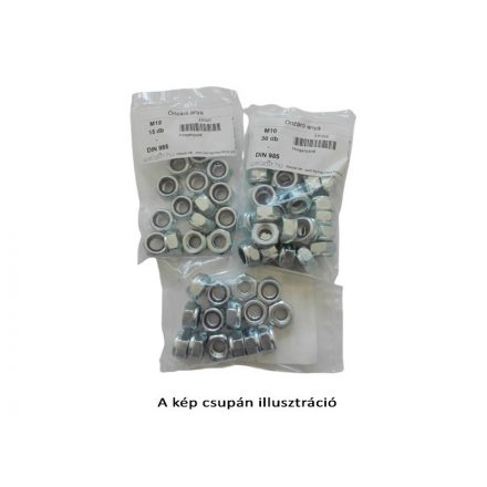 Piulita autoblocante cu insert din plastic DIN 985 galvanizat M5 (25 buc)